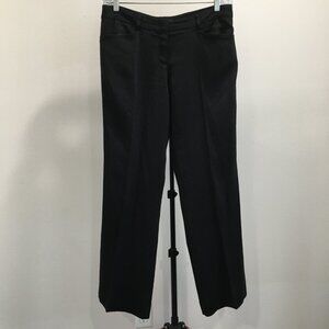 BCBGMAXAZRIA Black Slight Flare Leg Office Wear Slacks Dress Pant